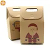 Kraftpapier Candy Boxes Christmas Geschenken Benodigdheden Gasten Verpakkingsdozen Merry Christmas Wrap Gunst Party Decoraties