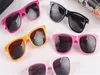 Fashion classic plastic sunglasses retro vintage square sun glasses for women men adults kids children multi colors