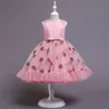 Çocuklar Elbise Etek Prenses Elbise Kız Sequins Noel Çilek Gösterisi Podyum Dress191x