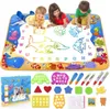 Toyk Aqua Magic Mat Kids Painting Doodle Doidle Board Toy Color Doodle Drith Mat Bring Pens Educational Toys for Age 3 42861625