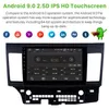 Lecteur multimédia vidéo de voiture à écran tactile Android pour Mitsubishi Lancer 2007-2015 avec Navigation GPS Bluetooth WiFi