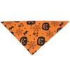 Universele Halloween Driehoek Sjaal Bib Hond Kat Skull Pumpkin Handdoek Bibs Party Festival Decoratie 3 Stijl HH9-3309