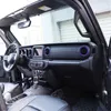 Roxo Ashboard Ar Condicionado Ventilação guarnição Para Jeep Wrangler JL JT 2018+ Factory Outlet Auto Acessórios Interno