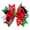 Epecket DHL free ship Swallowtail Bow Christmas Hairpin Children's Christmas Ornament Headdress DAFJ090 jewelry Hair Clips & Barrettes