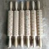 Christmas Wooden Rolling Pins Engraved Embossing Rolling Pin with Christmas Symbols Snowflake for Baking Embossed Cookies 35CM WXY024