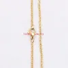 Chains Lot Of 10pcs /20pcs Thin 2mm 18'' Women Girls Jewelry Stainless Steel Oval ROLO Chain Necklace Gold In Bulk