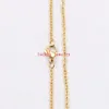 Chains Lot Of 10pcs /20pcs Thin 2mm 18'' Women Girls Jewelry Stainless Steel Oval ROLO Chain Necklace Gold In Bulk