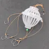 Fiske Tackle Box High Quality River Pond Lake med sex starka havslantern Bait Crap Outdoors Fishing Hooks Tools4034833