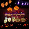 1,5 m 10 Led Halloween Kürbis Geister Skelette Fledermaus Spinne Led Licht String Lampe Hängen Horror Halloween Dekoration Party liefert