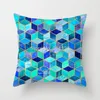 Zengia Bronzed Nordic Pillow Case Geometric SOFA Dekorativa kuddar Anpassade kuddtäckning vardagsrum kudde kast kuddar