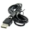 Câble de chargement USB de couleur noire, 1.2m, pour Nintendo 3DS DSi NDSI XL LL, cordon de Charge, fil de synchronisation de données
