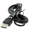 Cabo de carregamento de carregamento USB da cor preta 1.2M para Nintendo 3DS dsi ndsi xl ll fio de sincronização de dados do cabo de carga ll