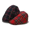 2020 New Fashion Plaid Berets Hat Color Newsboy Caps Gatsby Hats Driving Cabbie Cap Peaky Blinder for Men Women Hat282A