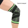 1 pz supporto per il ginocchio protezione professionale ginocchiera sportiva fasciatura traspirante ginocchiera basket tennis ciclismo per runner1161023