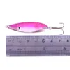 6,5 g 5 centímetros girador e prata / Spinner rígido Bait / Colheres / Fishing Lure 120pcs mar artes de pesca mosca colher