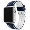 Спортивные Силиконовые часы группы ремешок для Apple iWatch часы серии 4 3 5 2 1 42/44 / 38 / 40мм