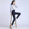 Giappone Russia signora nuove ragazze jeans slim primavera autunno fascia elastica a vita alta pantaloni skinny a matita blu cotone denim donna slim taglia grande