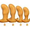 Nieuwe een Zachte Enorme Anale Plug Grote Butt Plug Vaginale Anus Dilatator Prostaat Massage Erotische Gay Anale Speeltjes Voor vrouwen Men8442377