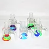 narguilés Glass ash catcher recycleur perc ashcatcher 14mm 18mm Mâle Femelle percolateur Adaptateur Bol Accessoires Fumeurs pour Glasss Bong Pot en silicone 7ml