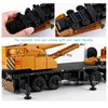 KDW Diecast Alloy Hoist Crane Model Toy 97cm Long Boom Engineering Truck 155 Ornament Xmas Kid Birthday Boy Gift Collect 625011 38313581