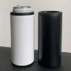 Le plus nouveau refroidisseur de sublimation de 12 OZ gobelet maigre en acier inoxydable peut refroidir la tasse de bière à double paroi