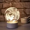 Luce notturna 3D USB Touch Telecomando colorato Unicorno cavallo Medusa Ruota panoramica 3D Illusion LED Pannello luminoso acrilico Lampada LED RGB