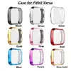 TPU Schutzhülle für Fitbit Versa 3 / Sense Watch Shell Cover Screen Protector für Versa 1 Versa 2 / Sense wasserdichte Anti-Shock-Stoßfänger