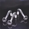 Cheapest Pyrex Glass Oil Burner pipe 10mm 14mm 18mm male Female pyrex oil burner pipe Clear Glass pipes adapter banger Nail for water bong