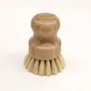 Dish Washer Brush Phoebe Henryi Bamboo Brushes Pot Scrubs Round With Short Handle Remove Stains New Arrival LX3179