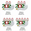 2020 Карантинное Рождественское украшение Подарок Персонализированные подвесные подвески Пандемия Социальная вечеринка Дистанционное украшение Санта-Клауса9058250