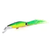 60st Hårt plastfiske Lure Bläckfisk Lure Wobbler 14cm 40g Sleeve-Fish Fishing Lures Tackle för Trolling Bionic Artificial Minnow Bait