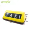 LDRIVE 1 PC 12V 5W Bright Led Car Roof TAXI CAB Indicator Lamp Sign Yellow Red Taxi Light Lamp Adhesive Tape Mounted