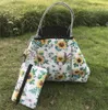 Neopren Travel handväska axel snedställd över stor väska Plaid skriver handväskor Crossbody Package Beach Väskor LJJP0535