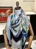 Lyx 70% Cashmere 30% Silk Tunn Scarf Fashion Belt Print Shawl Office Party Big Stole For Women Lady 135 * 135cm