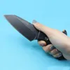 Top Quality D2 Steel Black Stone Wash Blade Survival Straight Knife G10 Handle Outdoor Camping Tactical Gear With Survival whistle