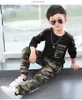 Erkek Giysileri Setleri Bahar Sonbahar Çocuk Günlük Coatpants 2pcs Boy Boy Boy Çocuklar Jogging Suit 2020 Yürümeye Başlayan Kıyafetler5900565