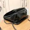 Klassische Tasche Frauen Handtaschen Aus Echtem Leder Öl Wachs Rindsleder Klappen Kette Handtaschen Dame schulter Messenger Taschen Flap bag