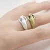 1 pezzo Hippo Anel Feminino Anello carino per le donne Boho Animali Anelli Coppia Amore Anelli Gioielli da uomo Bague Femme Regali quotidiani1154080