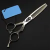 Professionell exklusiv Japan 440C 6 tum retro hår sax Set Cutting Barber Makeup Makas Thinning Shears Frisörsax