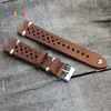 Watch Bands High Quality Cow Leather Retro Straps Blue Watchbands Replacement Strap For Accessories 18mm 20mm 22mm 24mm Cowhide159b