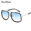 Lunettes de soleil Nerzhul Luxury Designer Man Brand Tortoise Brown Ladies Mirror Grasses Men de conduite Sun Sun Caab051 177Q