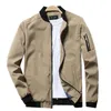 chaqueta bomber caqui