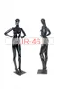 Full Body Bright Black Female Mannequin Props Wedding Dress Slender Model Customized Hot Sale