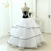 Vestidos de Noiva 2020 Neue Ankunft Brautkleider Klassik Eine Linie Weiß Schwarz Frauen Vintage Ballkleid OW 0199