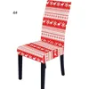 Fodera per sedia elasticizzata natalizia Fodera per sedia in spandex Merry Xmas Fodera per sedia elastica per Capodanno di Natale Decorazione del ristorante dell'hotel