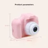 Toys Mini Camera 2 tum HD -skärm Chargable Digital Kids Cartoon Cute Toys Outdoor Photography Props for Child Birthday Present