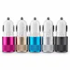 Metal Alloy Dual ports Car Charger Adapter 3.1A USB phone vehicle Chargers For iphone 12 13 14 15 Samsung tablet pc mp3