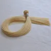 Duże promocje Blondynka Kolor 613 # Indian Proste Dziewicze Ludzkie Włosy Uwagi Remy Hair Weft 3 z 1 pakiet, Darmowy DHL
