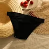 Sexy Frauen Unterwäsche Niedrige Taille Einfarbig Gestrickte Baumwolle Frau Höschen Tanga Baumwolle Höschen Sexy Rosa Unterwäsche Dessous Femme214P