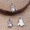 Free Shipping 500pcs/lot Ancient Silver Plated Alloy Penguin Charms Pendants for Jewelry Accessories Making Findings 11x7mm